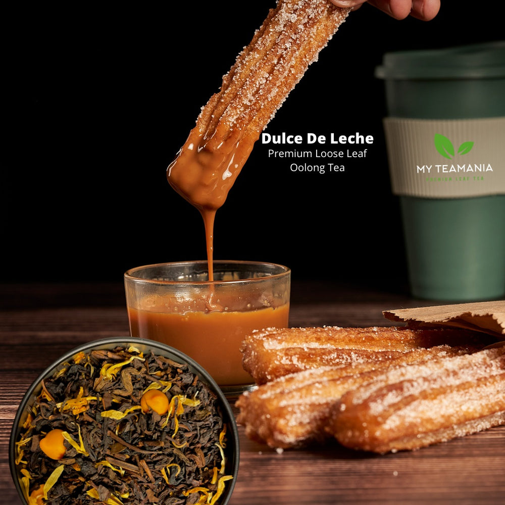 dulce de leche oolong tea / loose leaf oolong / formosa oolong / caramel tea