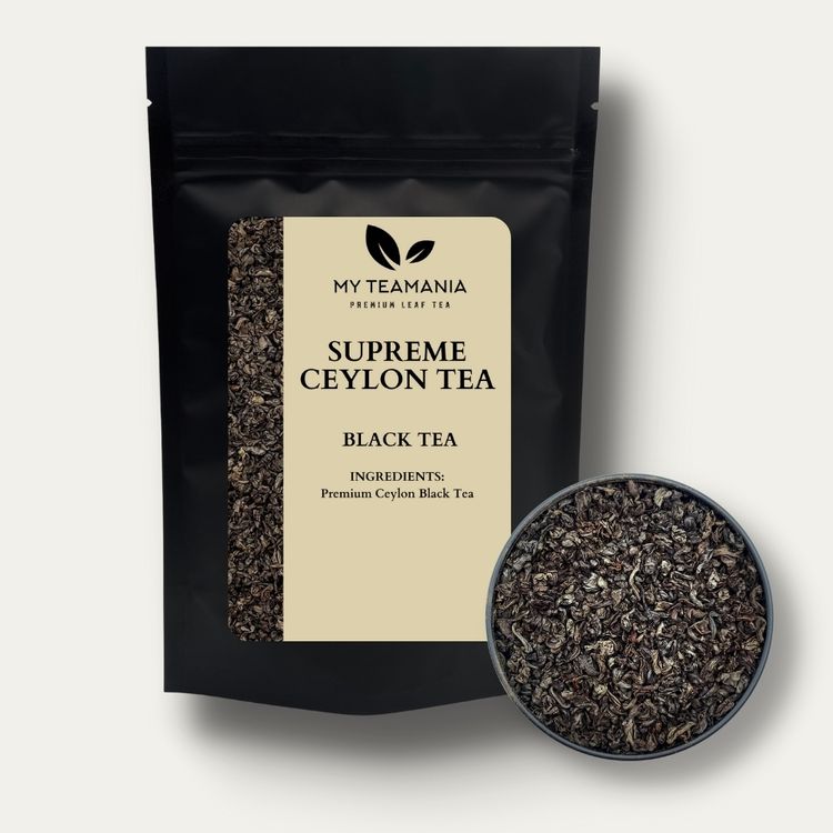 
                  
                    Ceylon Black Tea / Black Loose Leaf Tea / Best Black Tea / Premium Ceylon Black Tea / My Teamania Premium Loose leaf tea / Best black tea
                  
                