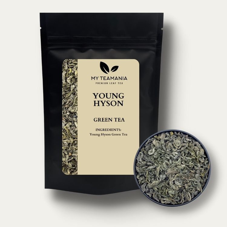 Young Hyson Premium Loose Leaf Green Tea / Tea blend / best green tea / hyson green tea / young hyson green tea loose leaf / My Teamania Premium Loose leaf tea