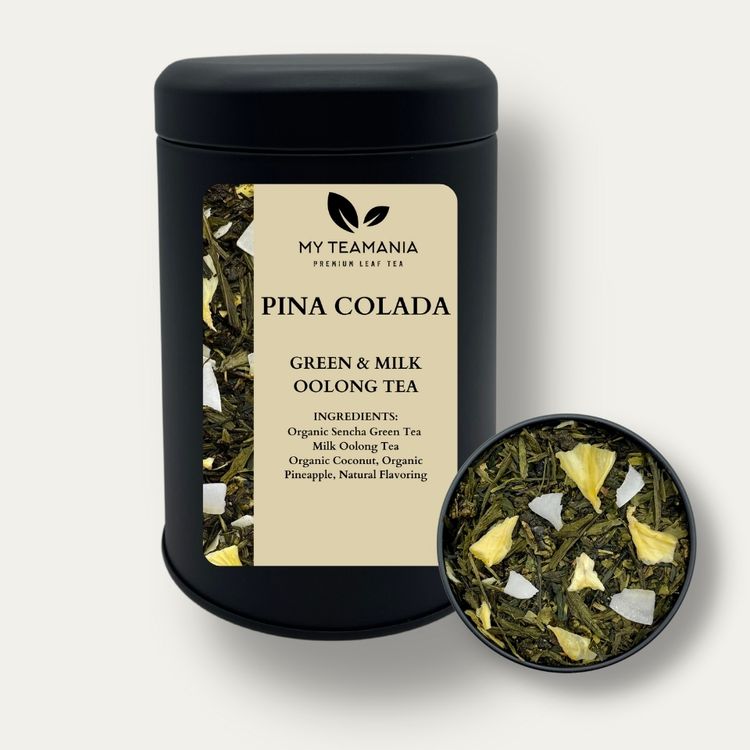 
                  
                    Pina Colada Green Tea / Milk Oolong / Sencha Green Tea / Best Tea Blend / Pineapple Tea / Fruit Green Tea / Coconut Green Tea / My Teamania Premium Loose leaf tea
                  
                