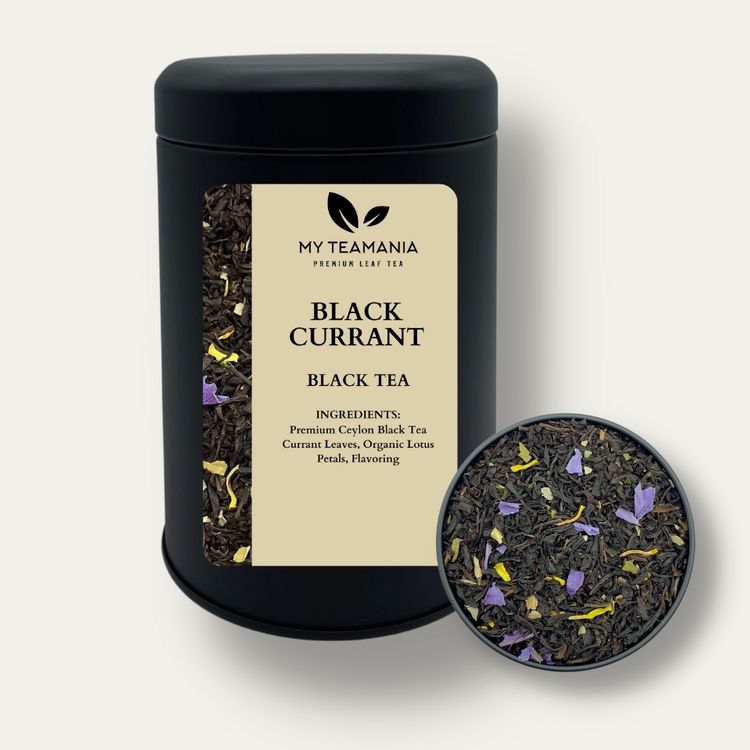 
                  
                    blackcurrant tea / Black currant black tea / berry tea / best tea blend / flavored tea / My Teamania premium loose leaf tea / Loose leaf black tea
                  
                