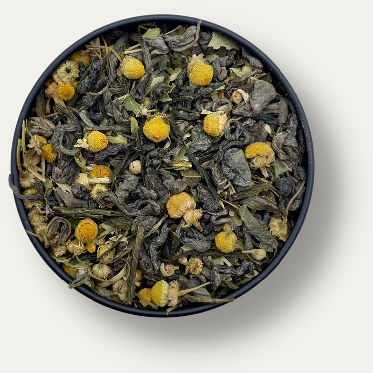 
                  
                    Calm Wave Green Tea / Best Tea Blend / Chamomile Tea / Green Tea with Chamomile / Calm Tea / Tea for Sleep
                  
                