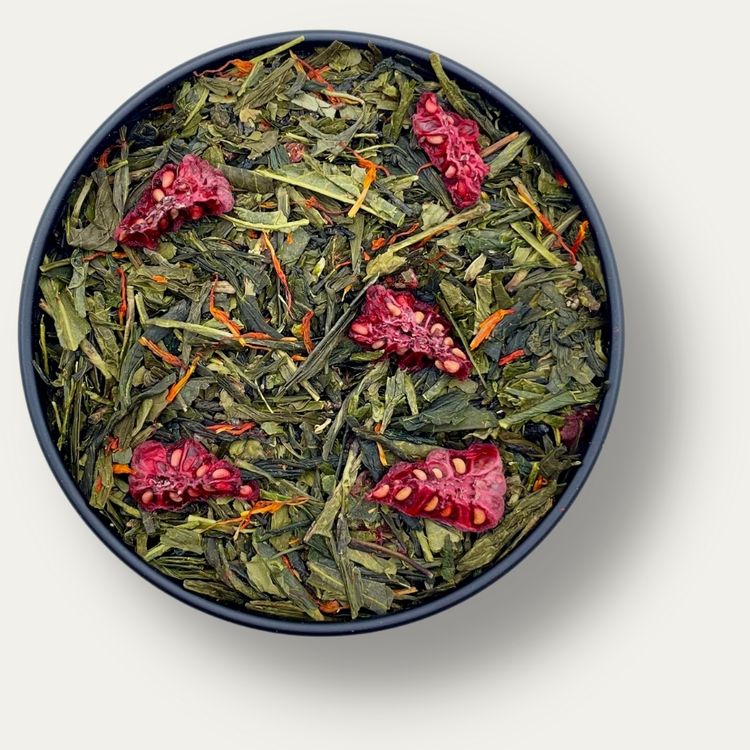 Raspberry Mint Loose Leaf Green Tea